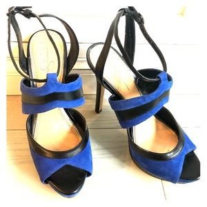Jessica Simpson Platform Suede Heels - size 8.5!